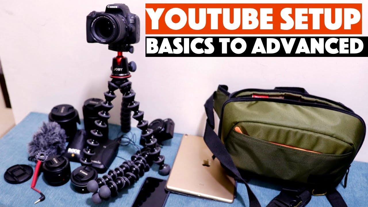 My YouTube Setup Equipment - Minimal Setup For Beginners #YouTubeSetUp ...