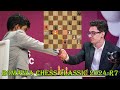 Gukesh vs Fabiano Caruana || Romania Chess Classic 2024 - R7