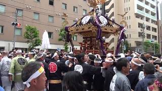 下谷神社大祭 本社神輿渡御 10-7 佐竹 4-1