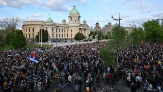 Proteste gegen Waffengewalt in Serbien