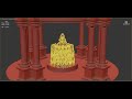 rotunda fountain 3d model