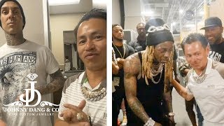 Lil Wayne and Travis Barker Get Iced Out by Johnny Dang