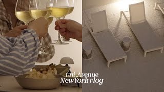 NY vlog. Feb in Brooklyn. Artist friends Gallery. Pajama Party! DWR Shelf. Freelancer New York Life