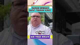 Razman Mengaku Dapat Teguran Keras Peradi Bersatu #shorts #viralvideo