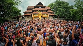 Thrissur Pooram 2022 | പൂര വിളംബരം| തെക്കേ ഗോപുരനട തുറന്ന് നെയ്തലക്കാവിലമ്മയുടെ തിടമ്പേറ്റി ശിവകുമാർ