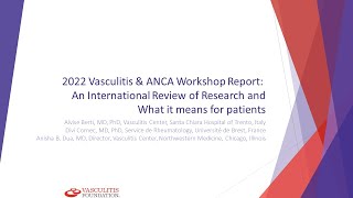 International Vasculitis Research 2022