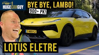 De Lotus Eletre is HUGE en HEAVY, maar de R wil je hebben! | HUGE Car Guy Review