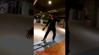 how to backside snap (surfskate surf training)