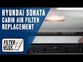 How to Replace Cabin Air Filter 2015 Hyundai Sonata