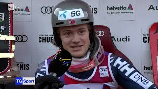 Sci Alpino " Lucas Braathen vince lo slalom di Adelboden