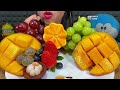 asmr fresh fruit platter *makan buah segar* ताजे फल खाएं mukbang massive eating sounds