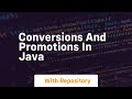 conversions and promotions in java