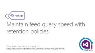 #vstssprints 132 - Maintain feed query speed with retention policies