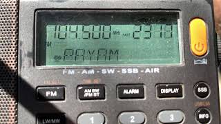 [Es] - 104.5 MHz - IRIB Radio Payam (Iran, ~1500km)