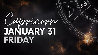 Capricorn - Daily Horoscope - January 31, 2025