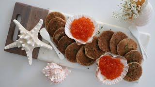 Мои Фирменные Ржаные Блины под Икру - Идея Подачи Морепродуктов - Эгине - Heghineh Cooking Show