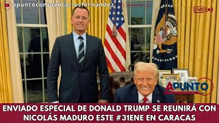 Enviado especial de Donald Trump se reunirá con Nicolás Maduro este #31Ene en Caracas