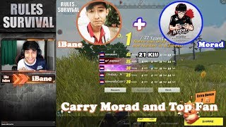 Carry Morad and My Top Fan / Rules of Survival / Ep 188