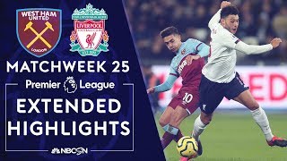 West Ham United v. Liverpool | PREMIER LEAGUE HIGHLIGHTS | 1/29/20 | NBC Sports