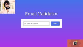 15. Email Validator Using HTML, CSS & JAVASCRIPT.
