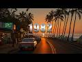 BACK TO THE 80S | It's summer Sunset, You're Driving In Miami | Vaporwave Nostalgic Journey