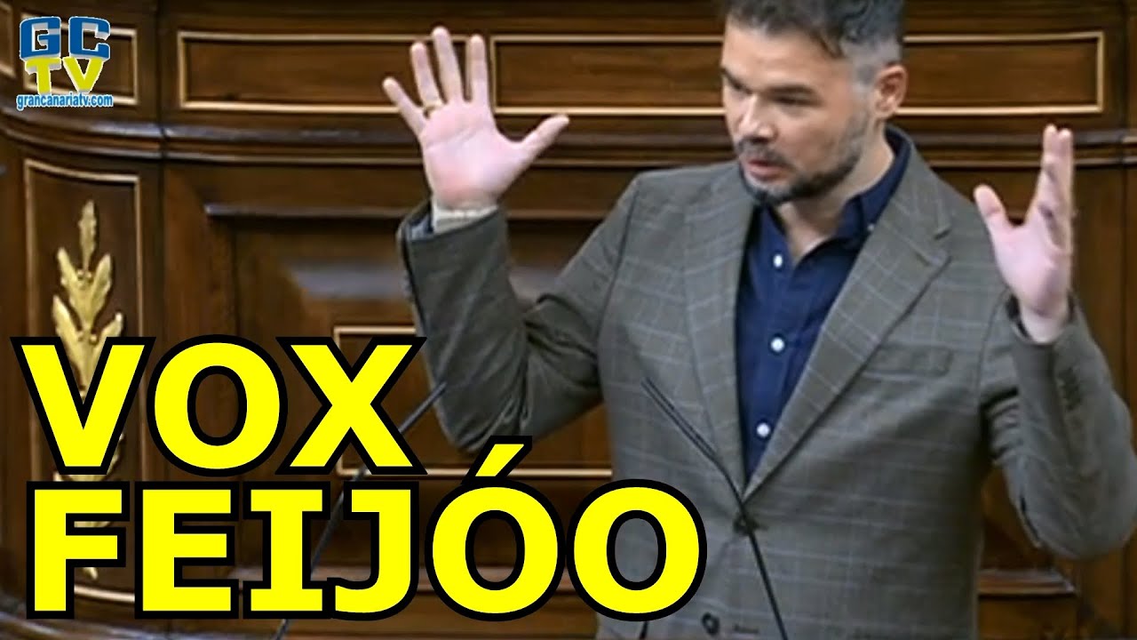 "Los PACTOS Del PP Le IMPIDEN GOBERNAR ESPAÑA" Rufián Sobre VOX Y ...