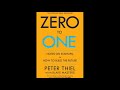 zero to one by peter thiel in hindi l ज़ीरो टू वन पीटर थिएल