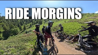 Découpage de virage à Morgins