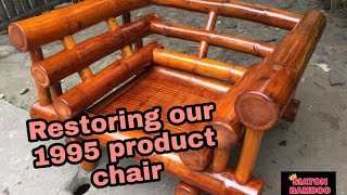 Restore an old Bamboo furniture (SIATON BAMBOO CRAFT)