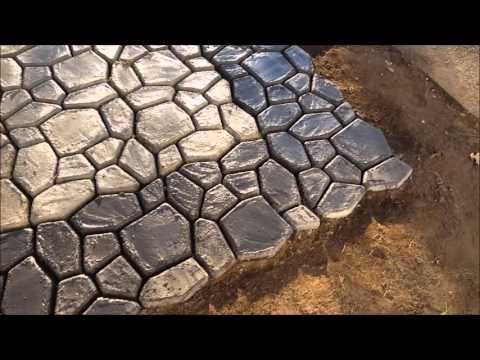 Make a paver, cobblestone or brick walkway or patio with Walkmaker complete project Make a paver, cobblestone or brick walkway or patio with Walkmaker complete project