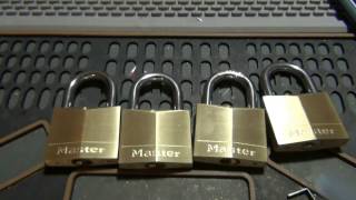 (97) Picking 4 Master Lock 140's