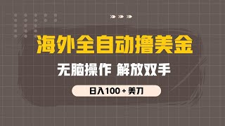 海外CPA全自动撸美金, 日入100＋美金，无脑操作，解放双手  9 ev