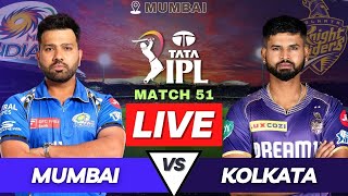 Live KKR vs MI IPL 2024 Match | Mumbai vs Kolkata Live Match Score | IPL Live Score & Commentary