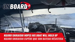 Kojiro hopes his boat will hold up | Vendée Globe 2024