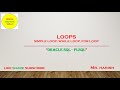 Oracle PLSQL Loops