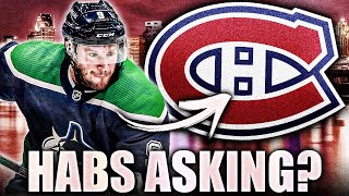 HABS ASKING ABOUT JT MILLER (Vancouver Canucks & Montreal Canadiens NHL Trade Rumours 2021 Today)