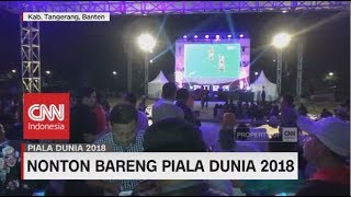Acara Nobar Piala Dunia 2018 Dihadiri Mantan Pemain Timnas Indonesia