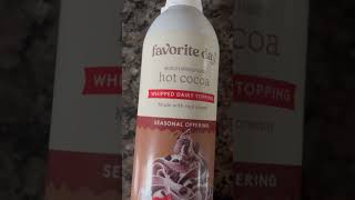 Target holiday whipped cream! #target #hotcocoa #christmas