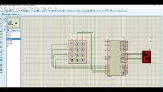 Phone keypad interfacing with Microcontroller