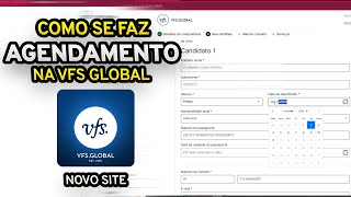 COMO FAZER AGENDAMENTO NA VFS GLOBAL novo Site