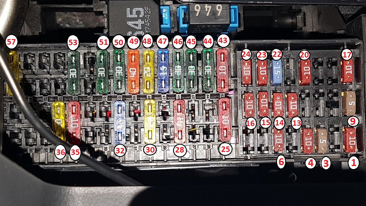 Vw Jetta 2010 Fuse Box Diagram