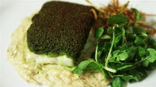 How To Make Herb Encrusted Cod With Creamed Fennel And Crispy Leeks: Simply Gourmet