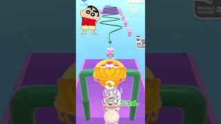 Shinchan 2.0 in 😂 Coffee Stack  🤣😂, funniest game ever 🤣#shorts #gaming