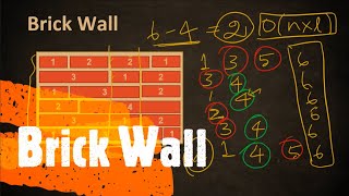 Brick Wall | LeetCode 554 | Coders Camp