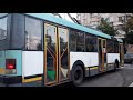 troleibuzele astra ikarus 415 t 5257 74 și 5130 73 sosind în terminalul