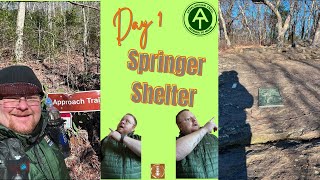 Day 1 - Springer Shelter  |  AT 2025