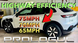 Honda Prologue - How Much Range Do You Lose By Driving Fast?