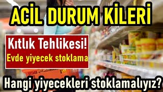 EVİMİZDE HANGİ GIDALARI STOKLAMALIYIZ?DOĞRU STOK YÖNTEMLERİ