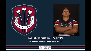 Josiah Johnston Try - FAHS 1st XV
