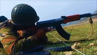 Bangladesh Army. AK-47, Firing ,,